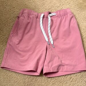 Chubbies Youth Pink Shorts with White Accents
